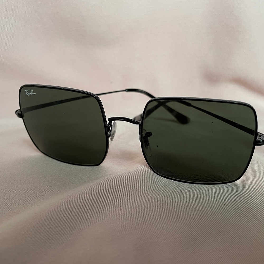 Black Rectangular Ray-Bans - image 3